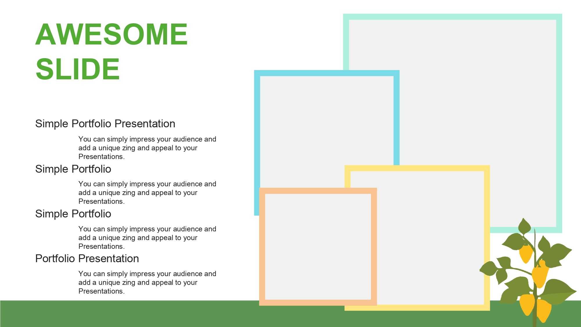 Cultivos Plantilla PowerPoint