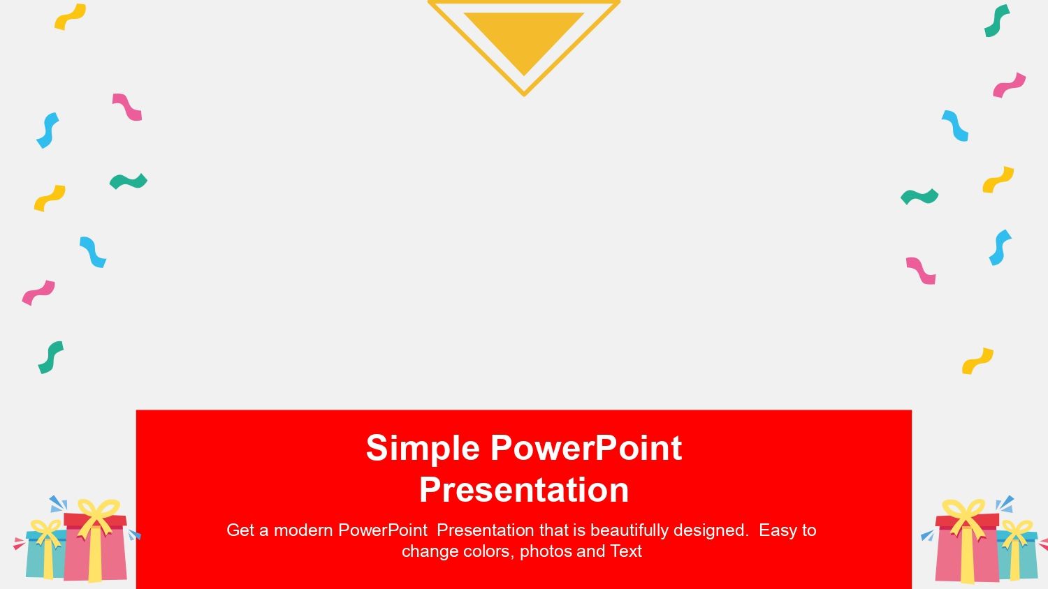CumpleaƱos Plantilla PowerPoint