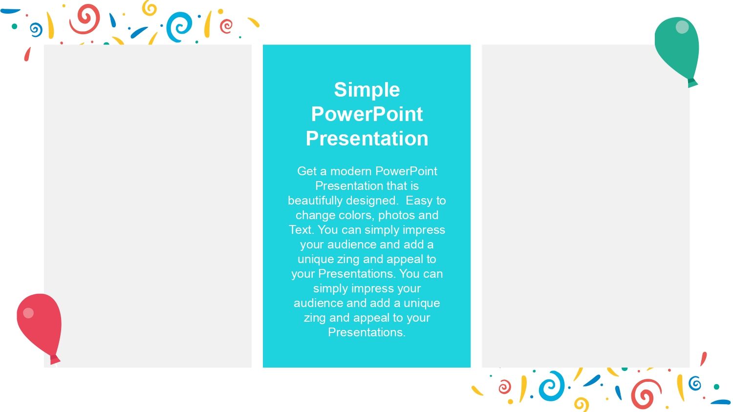 CumpleaƱos Plantilla PowerPoint