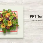 Decoración de Flores Plantilla PowerPoint