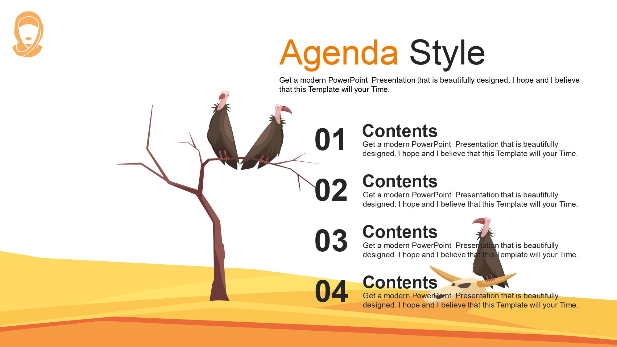 Desierto Plantilla PowerPoint