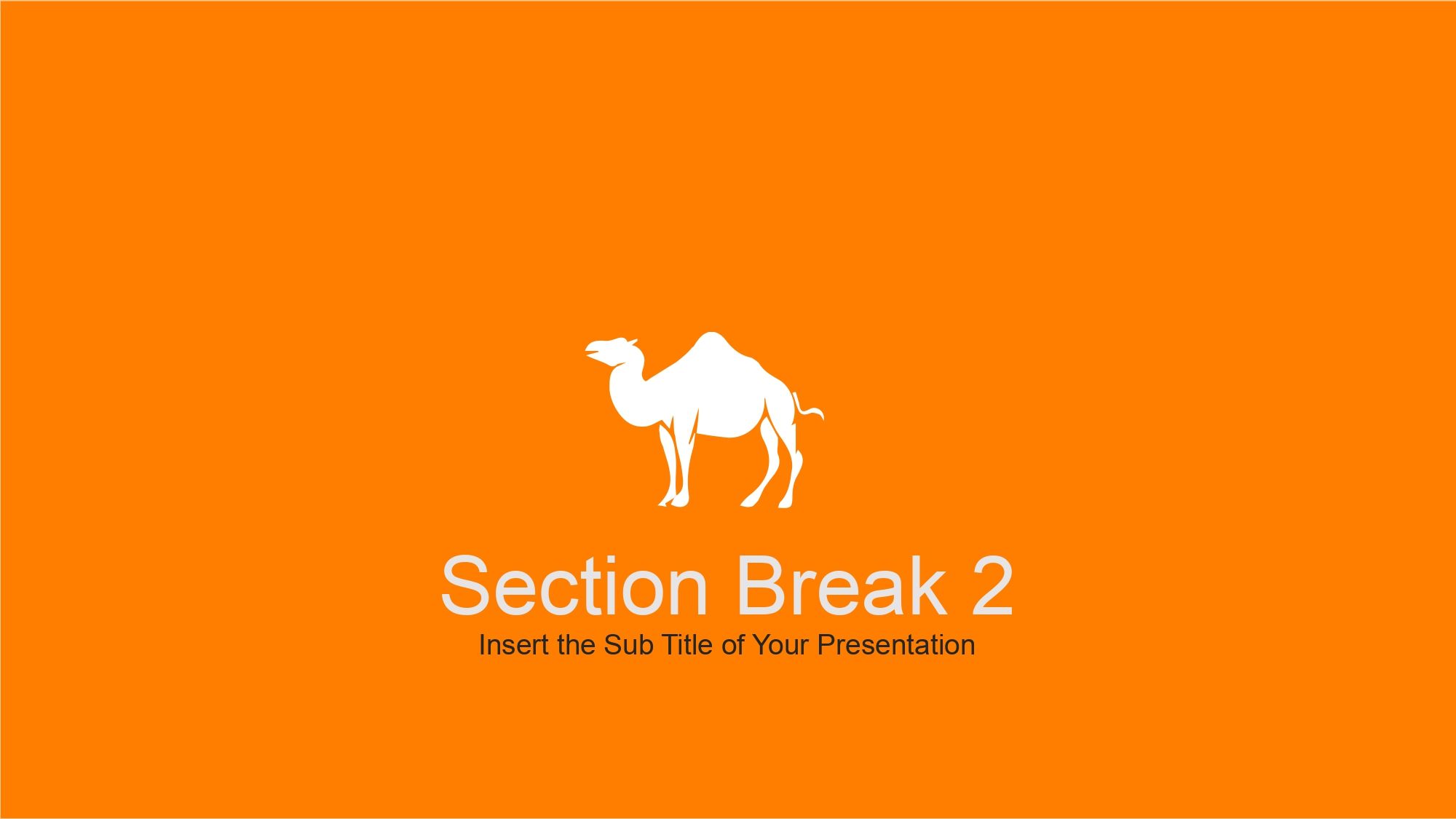 Desierto Plantilla PowerPoint
