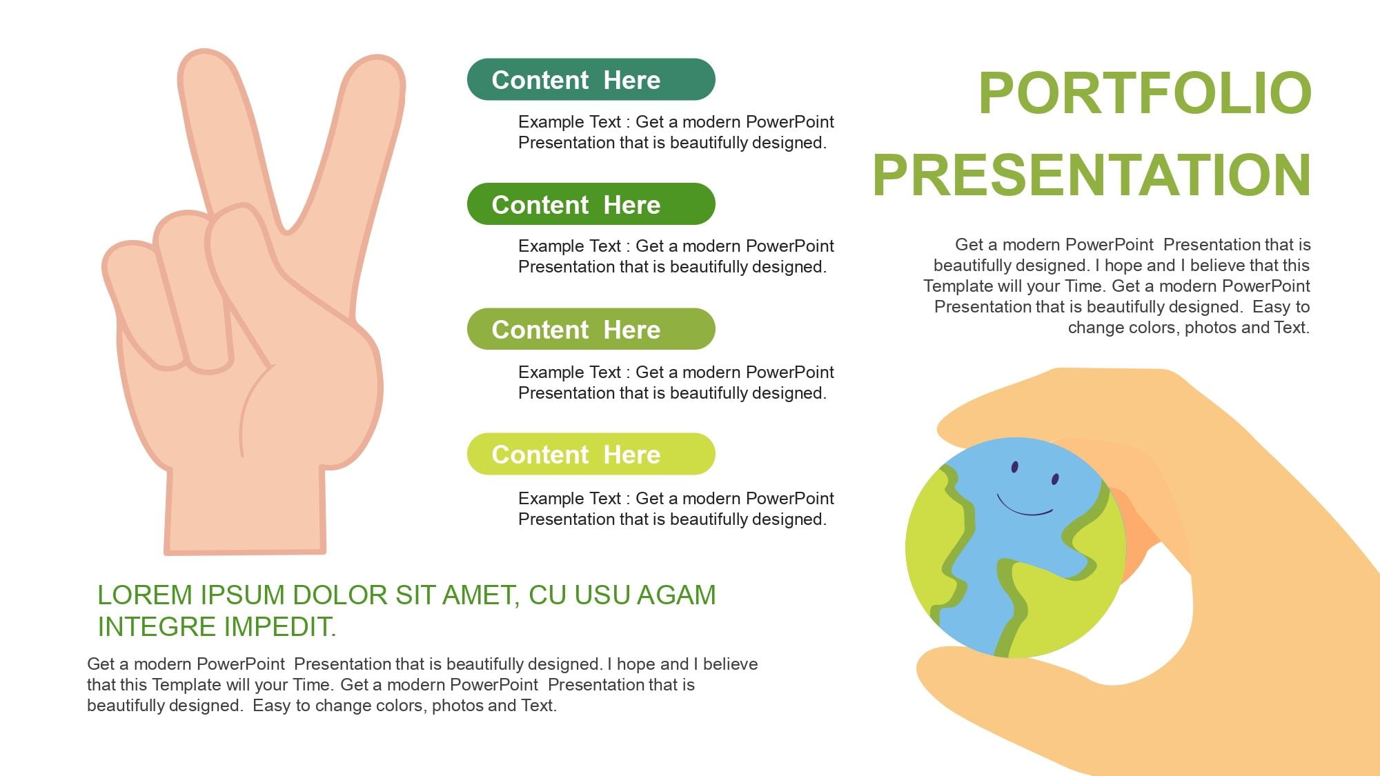 Día Internacional de la Paz Plantilla PowerPoint