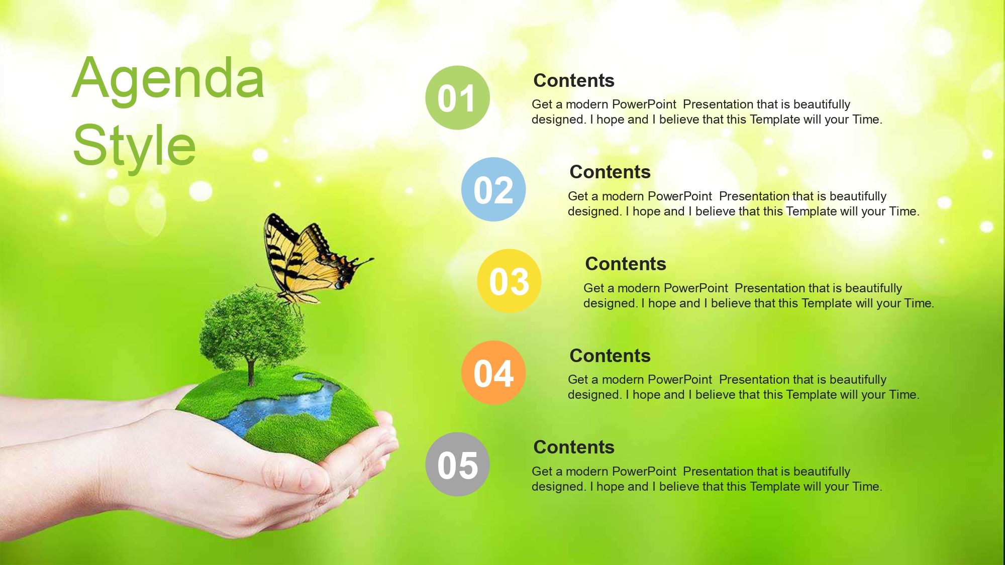 Día de la Tierra Plantilla PowerPoint