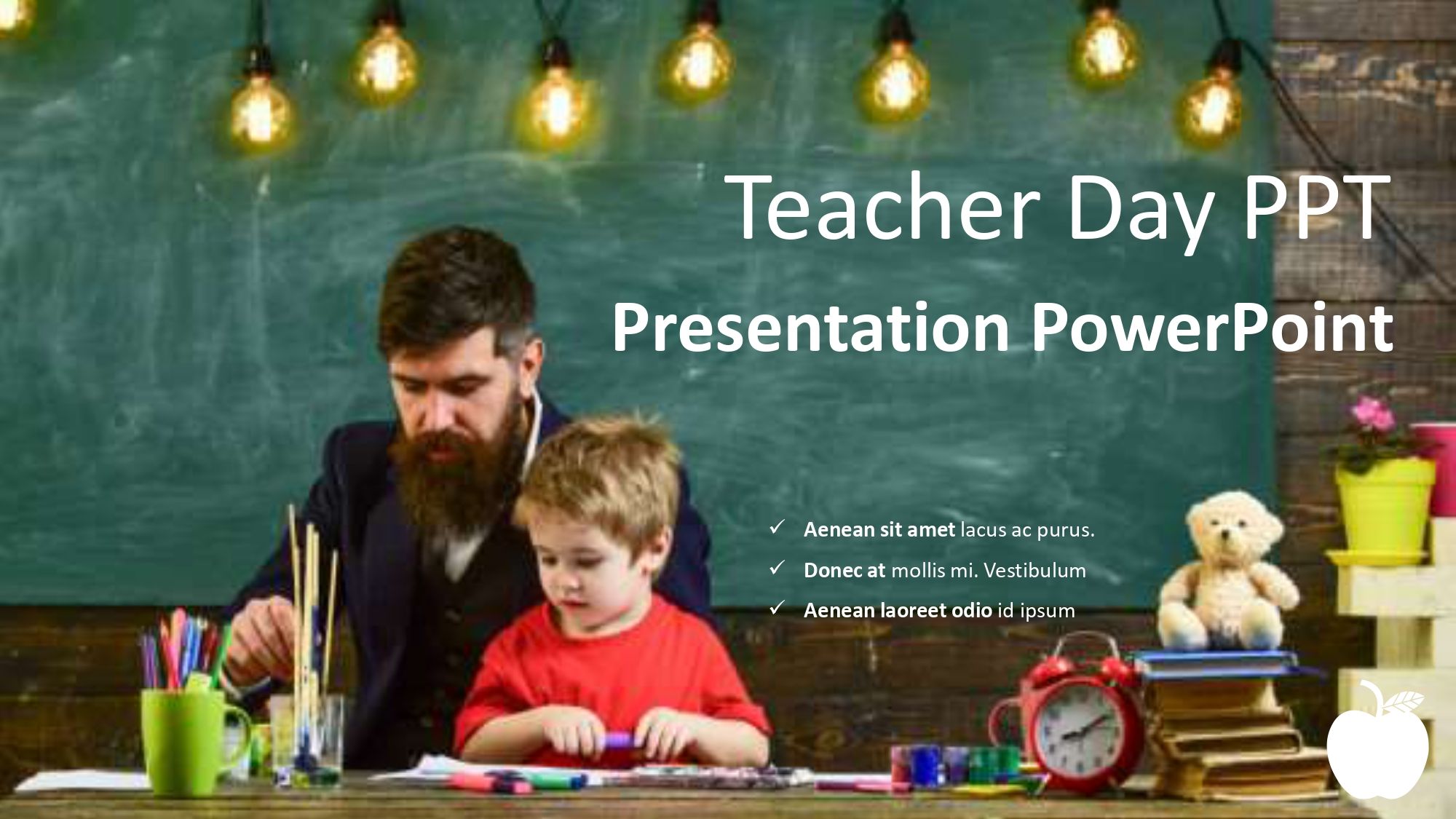 Dia del Maestro Plantilla PowerPoint