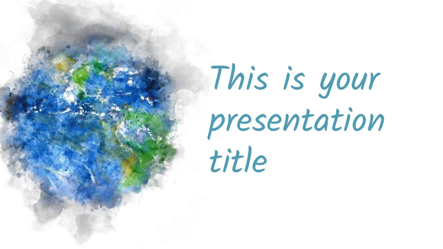 Diseño Medioambiental Plantilla PowerPoint