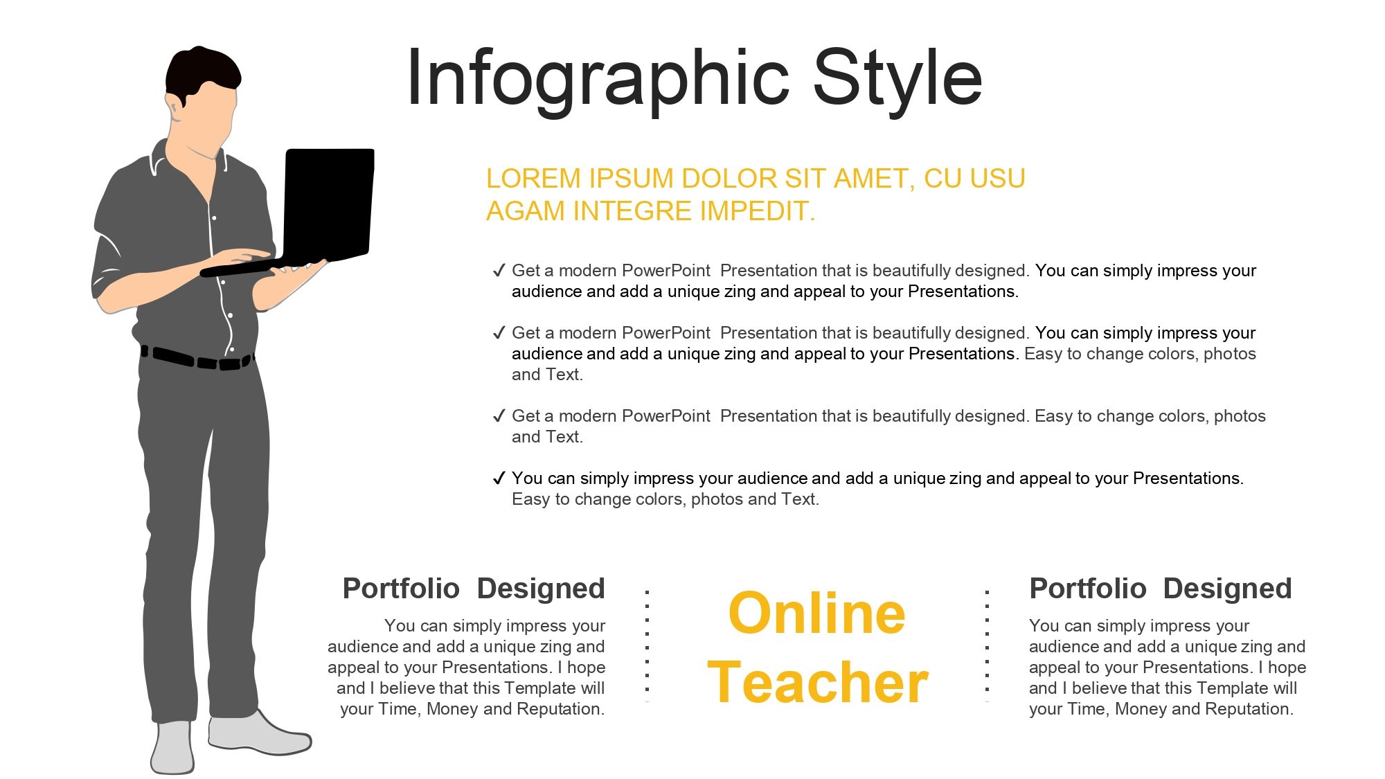 Educación Online Plantilla PowerPoint