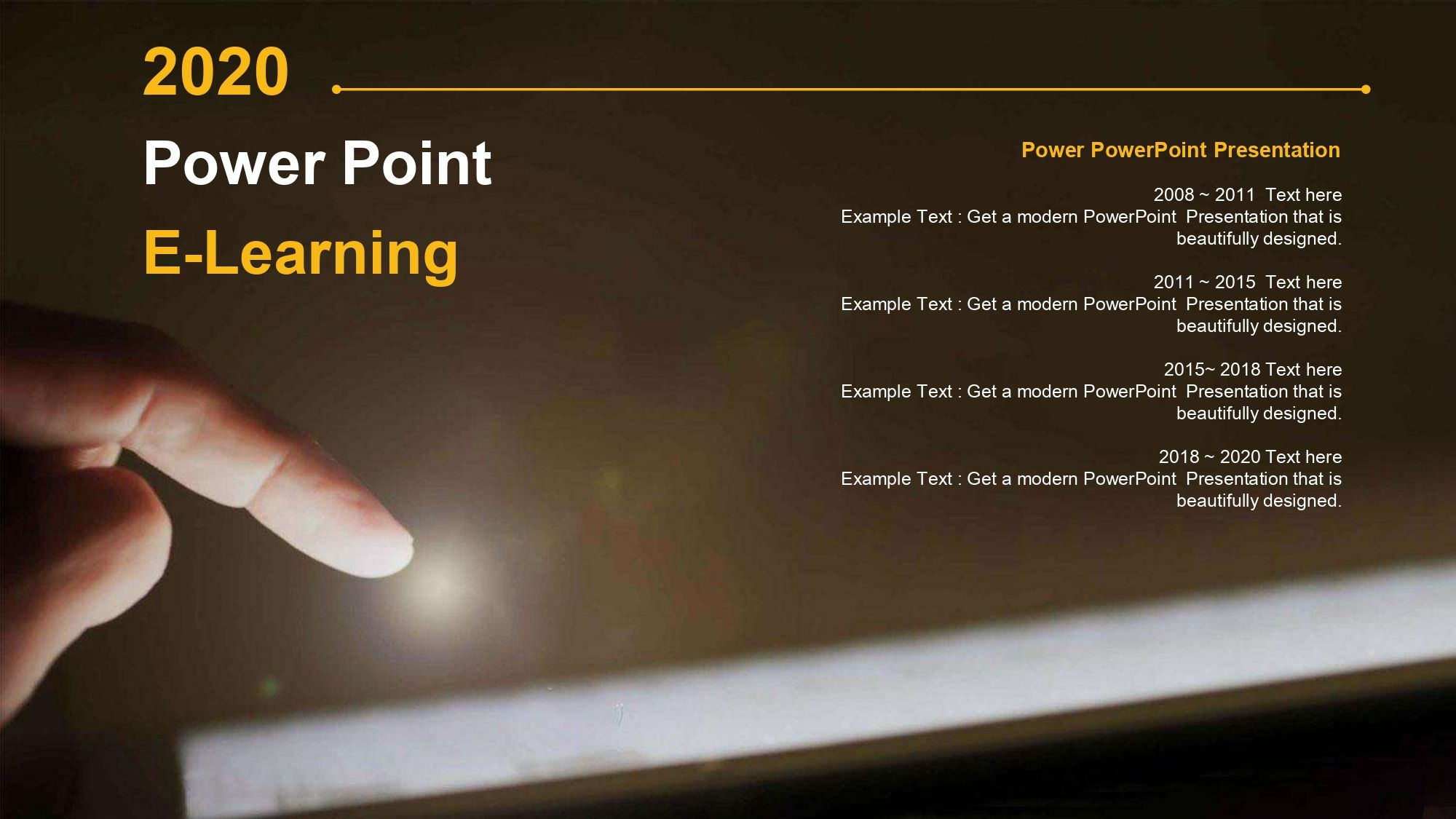 Educación Online Plantilla PowerPoint