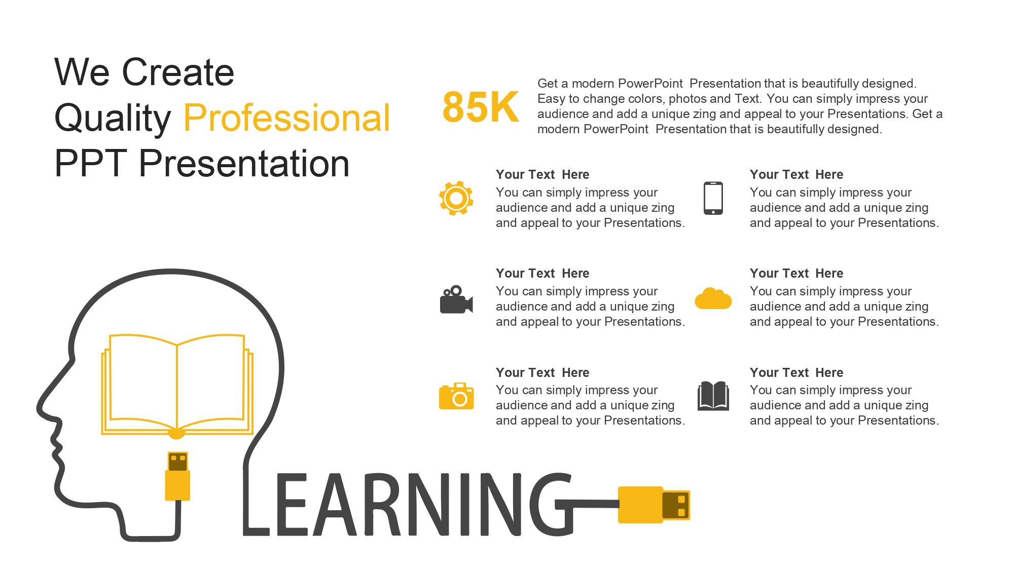 Educación Online Plantilla PowerPoint