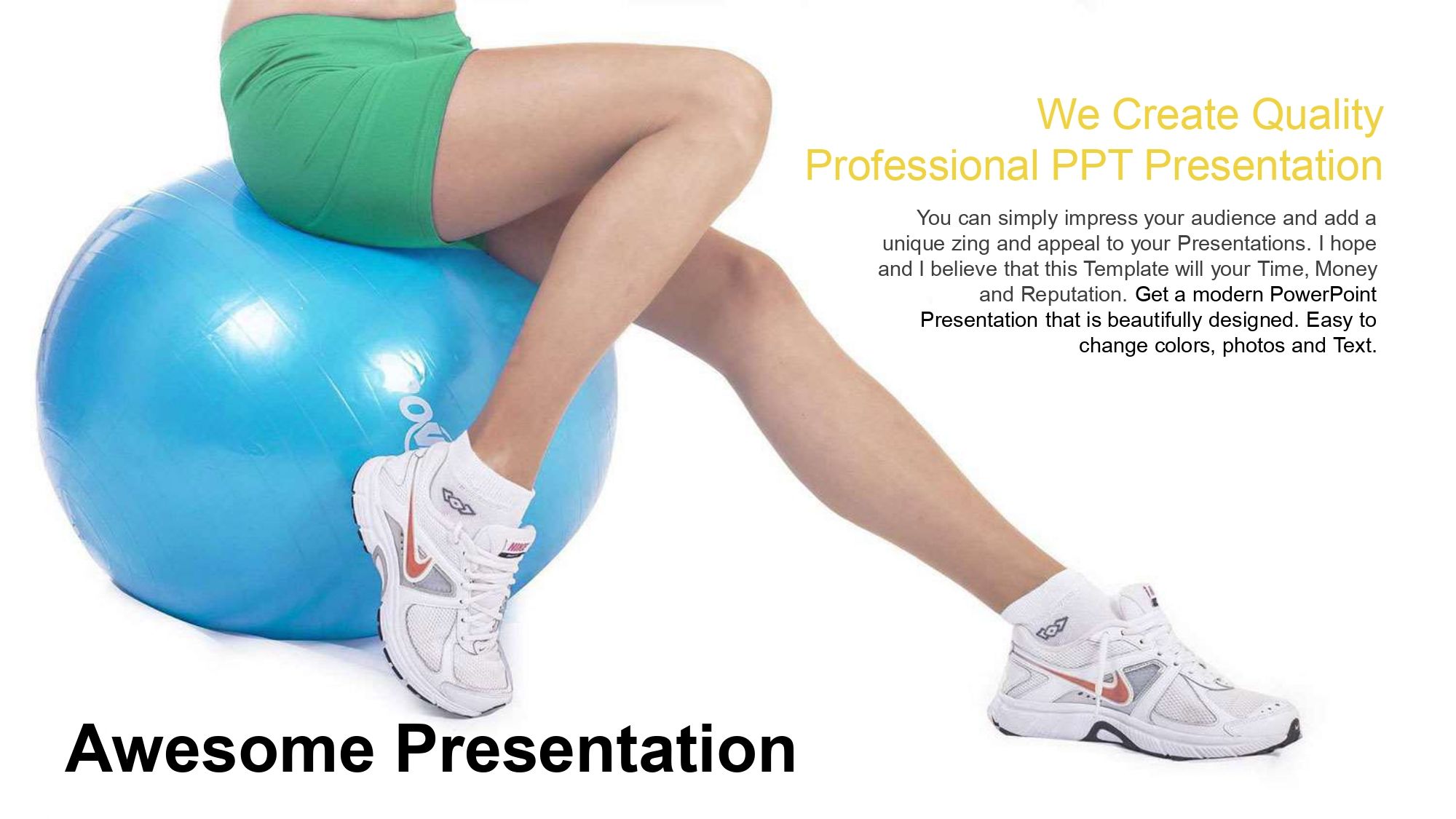 Ejercicios en Casa Plantilla PowerPoint