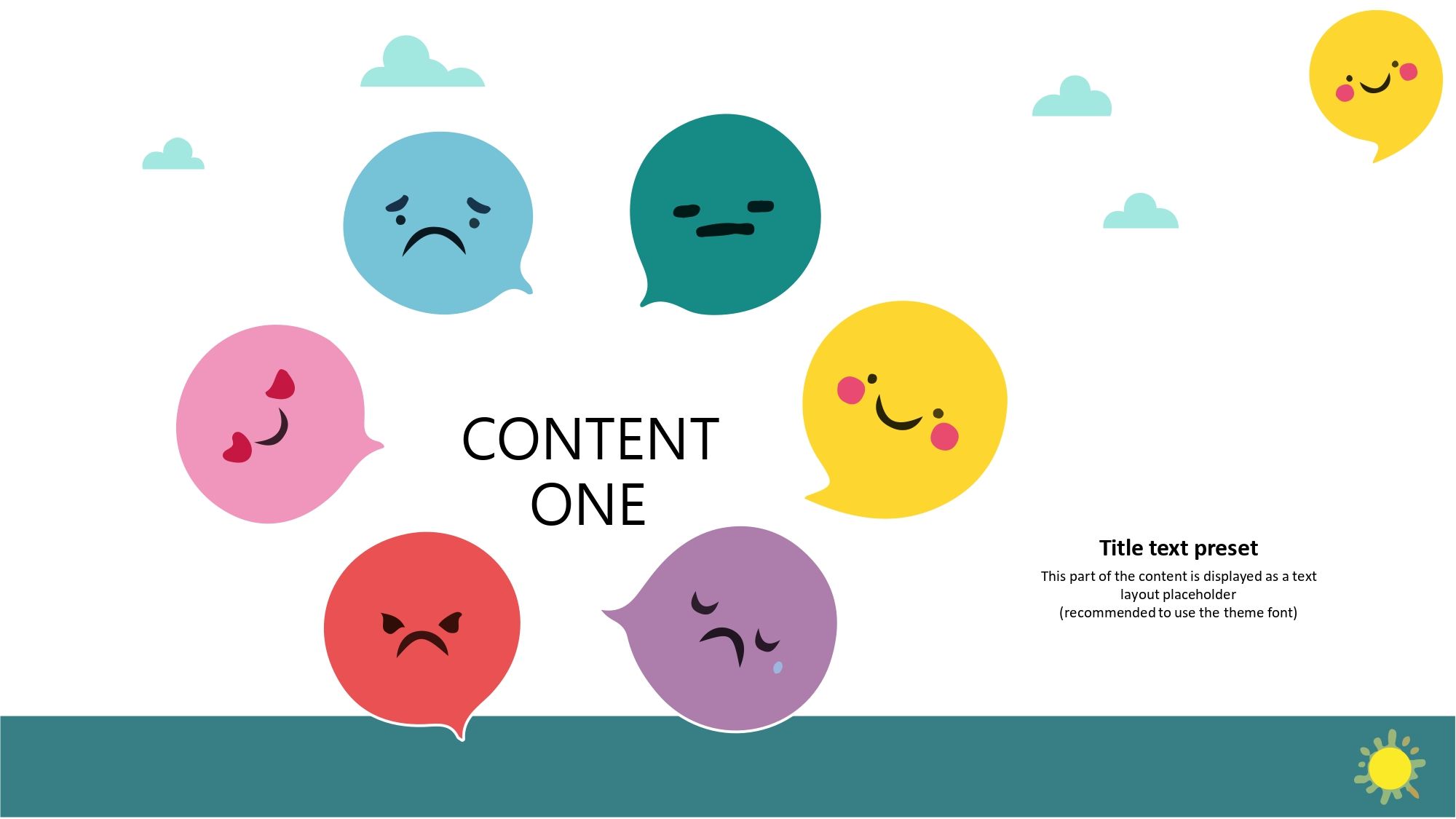 Emociones Plantilla PowerPoint