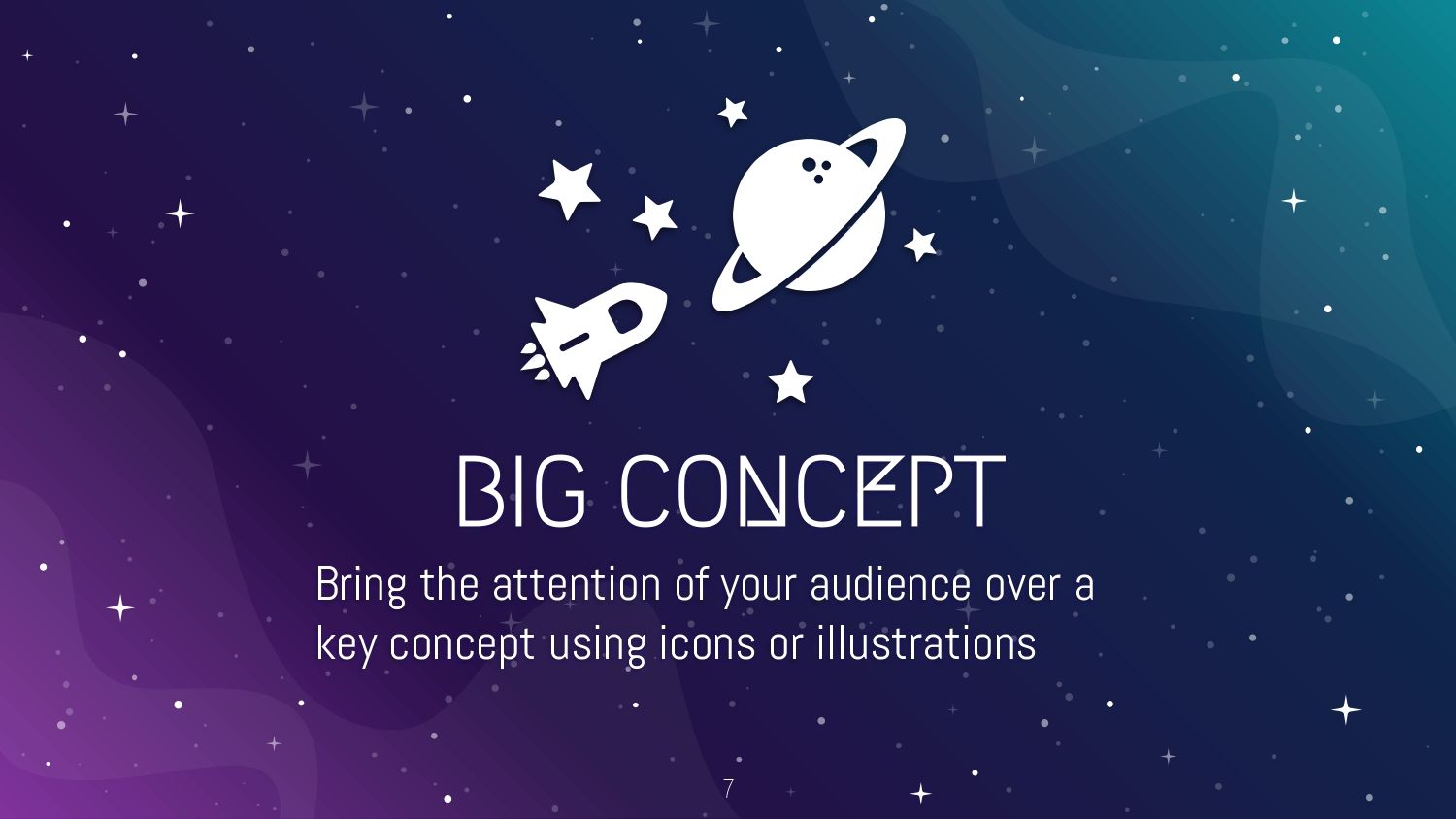 Espacio Exterior Plantilla PowerPoint