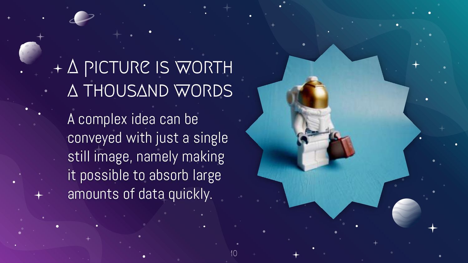 Espacio Exterior Plantilla PowerPoint