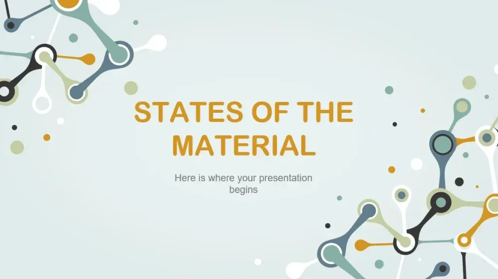 Estados de la Materia Plantilla PowerPoint