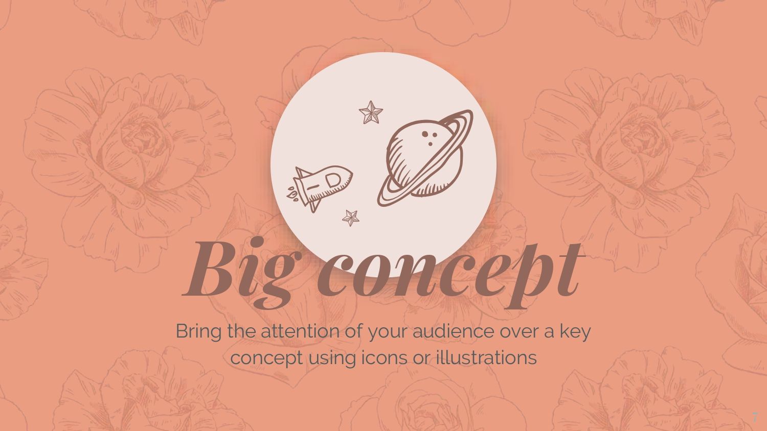 Estilo Floral Plantilla PowerPoint