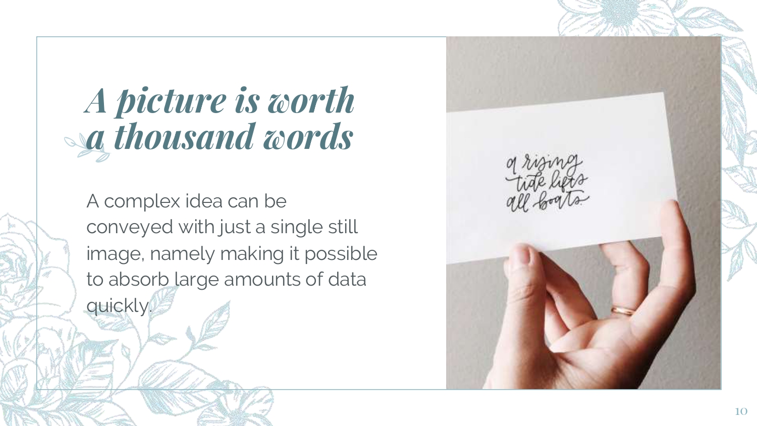 Estilo Floral Plantilla PowerPoint