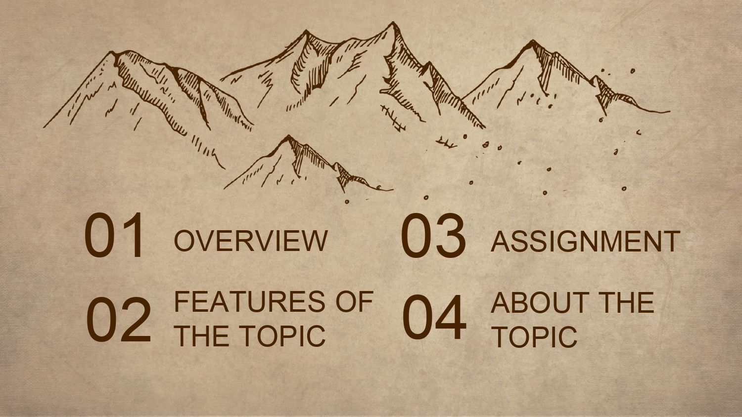 Estilo Histórico Plantilla PowerPoint