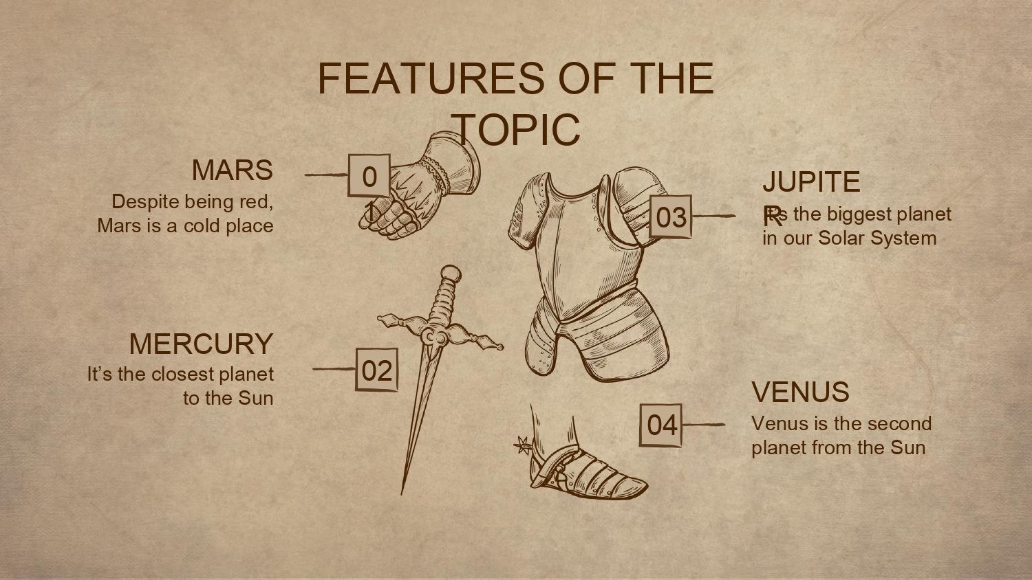 Estilo Histórico Plantilla PowerPoint