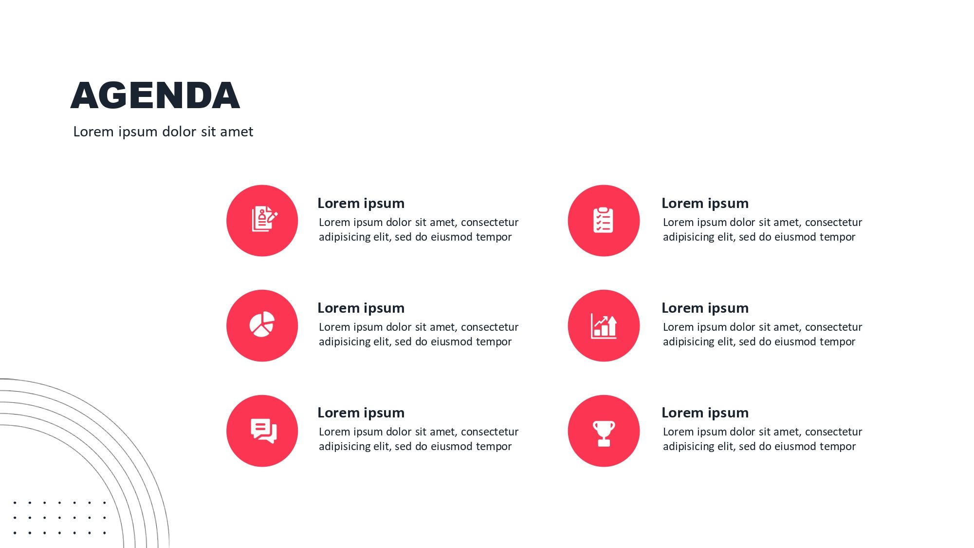 Estilo Lineal Plantilla PowerPoint