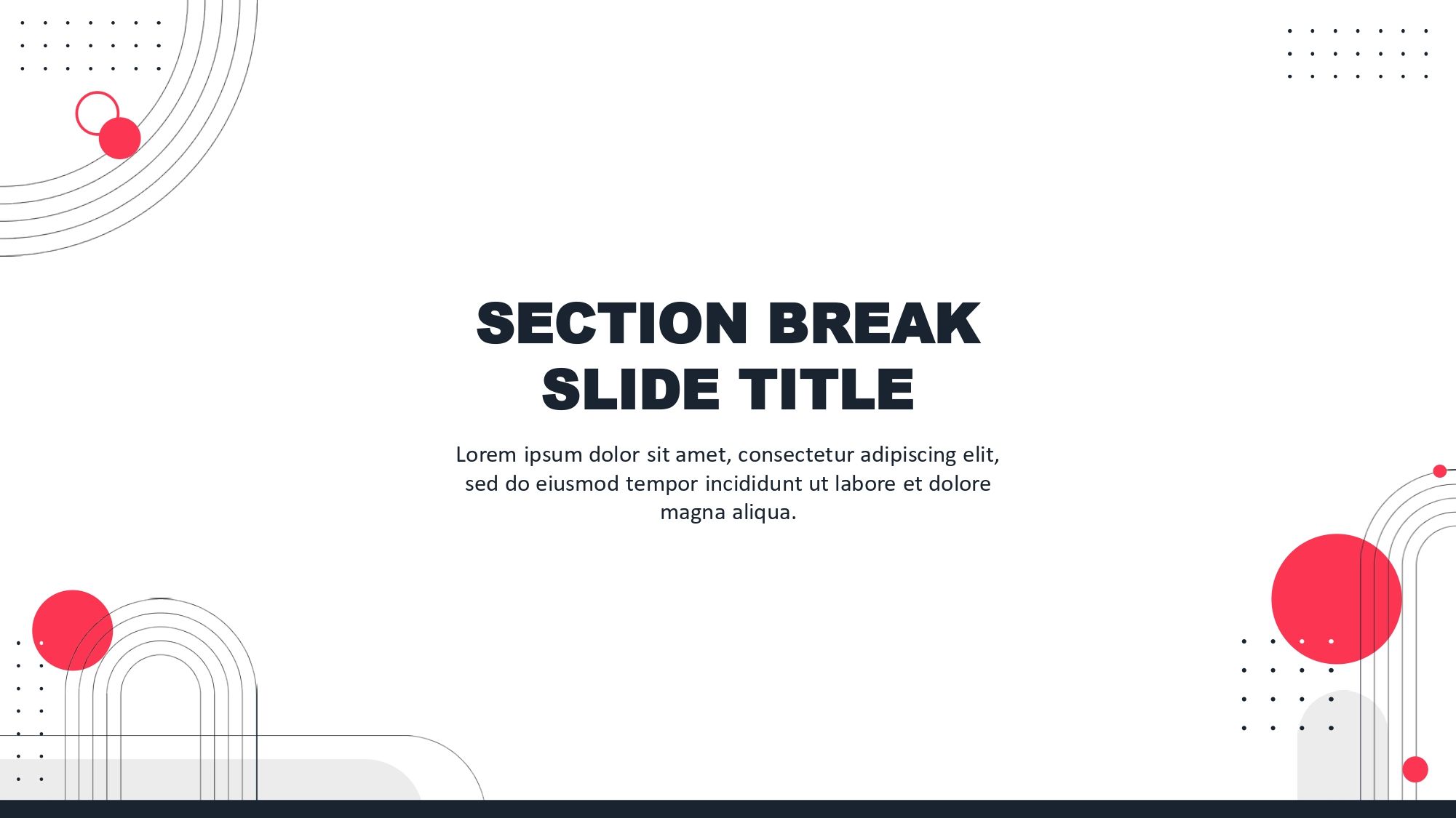 Estilo Lineal Plantilla PowerPoint