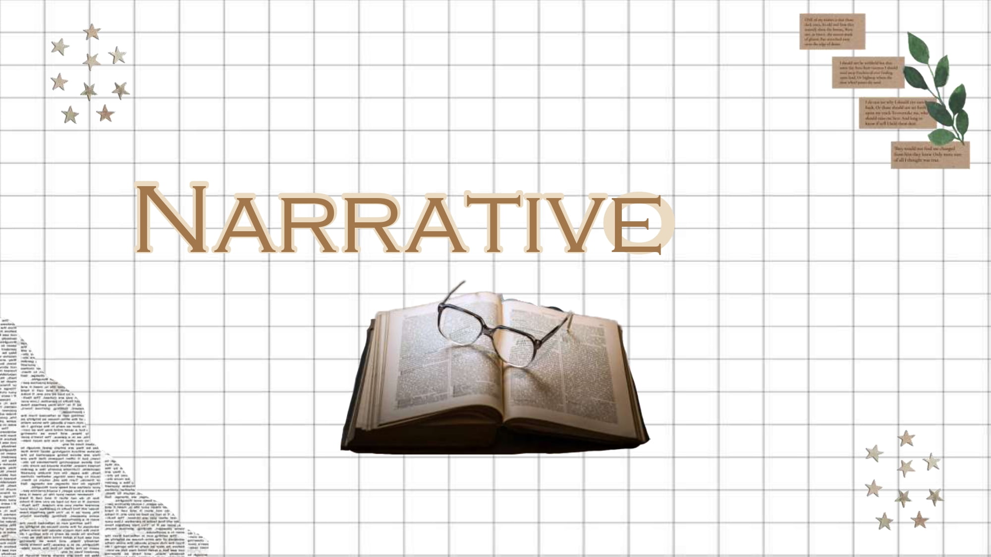 Estilo Narrativo Plantilla PowerPoint