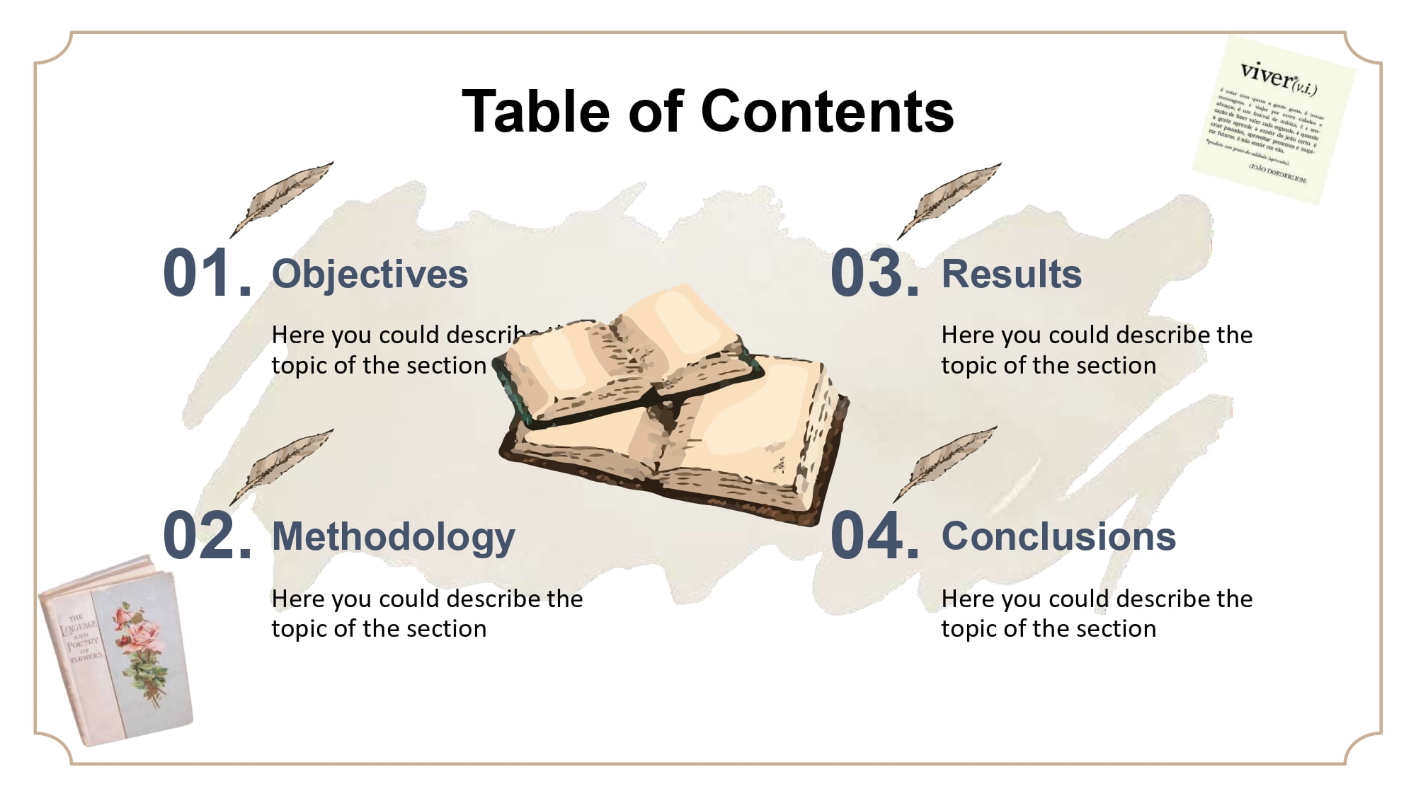 Estilo Narrativo Plantilla PowerPoint