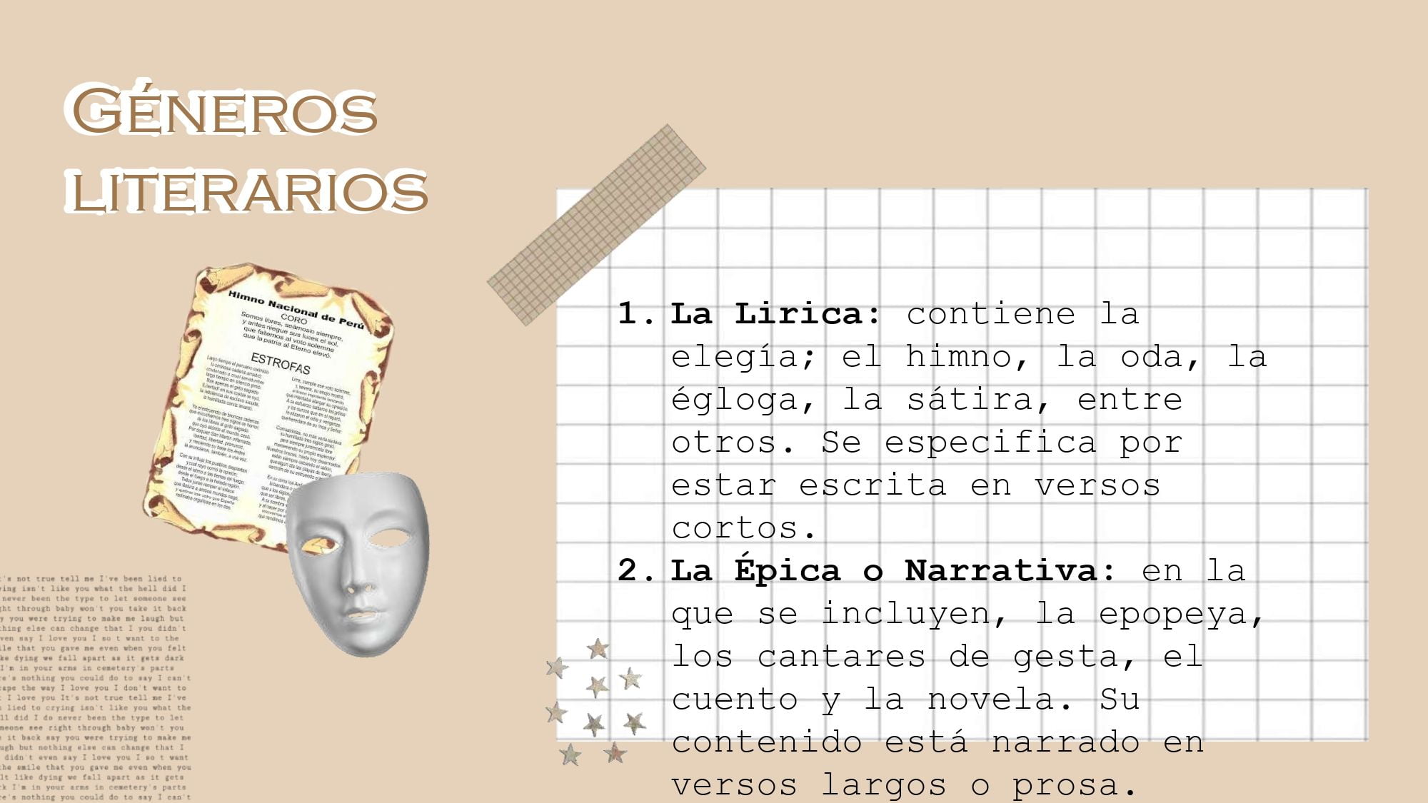 Estilo Narrativo Plantilla PowerPoint