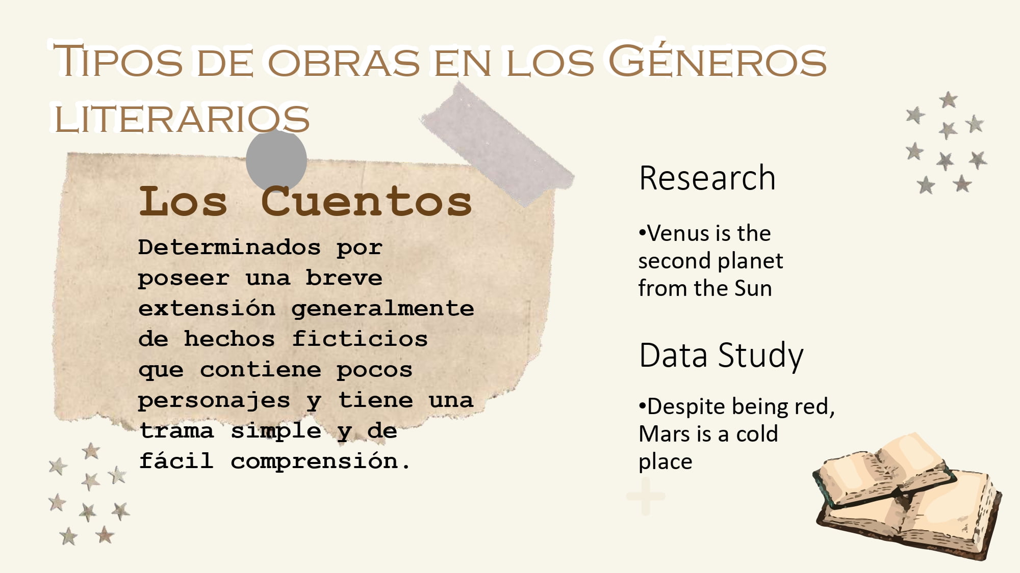 Estilo Narrativo Plantilla PowerPoint