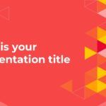 Estilo Triángulos Plantilla PowerPoint