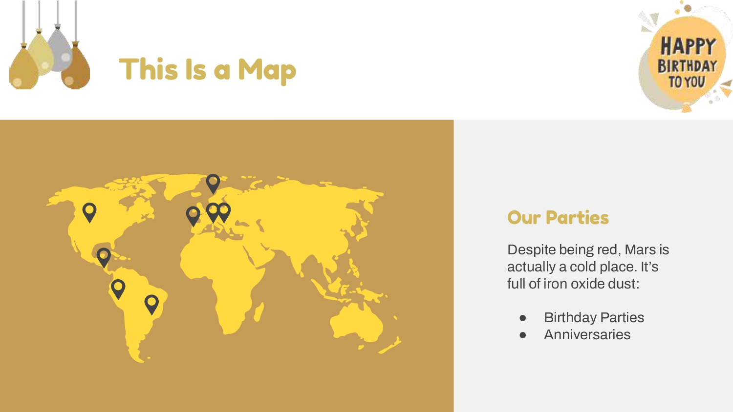 Feliz Aniversario Plantilla PowerPoint