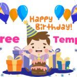 Feliz Cumpleaños Para Niños Plantilla PowerPoint