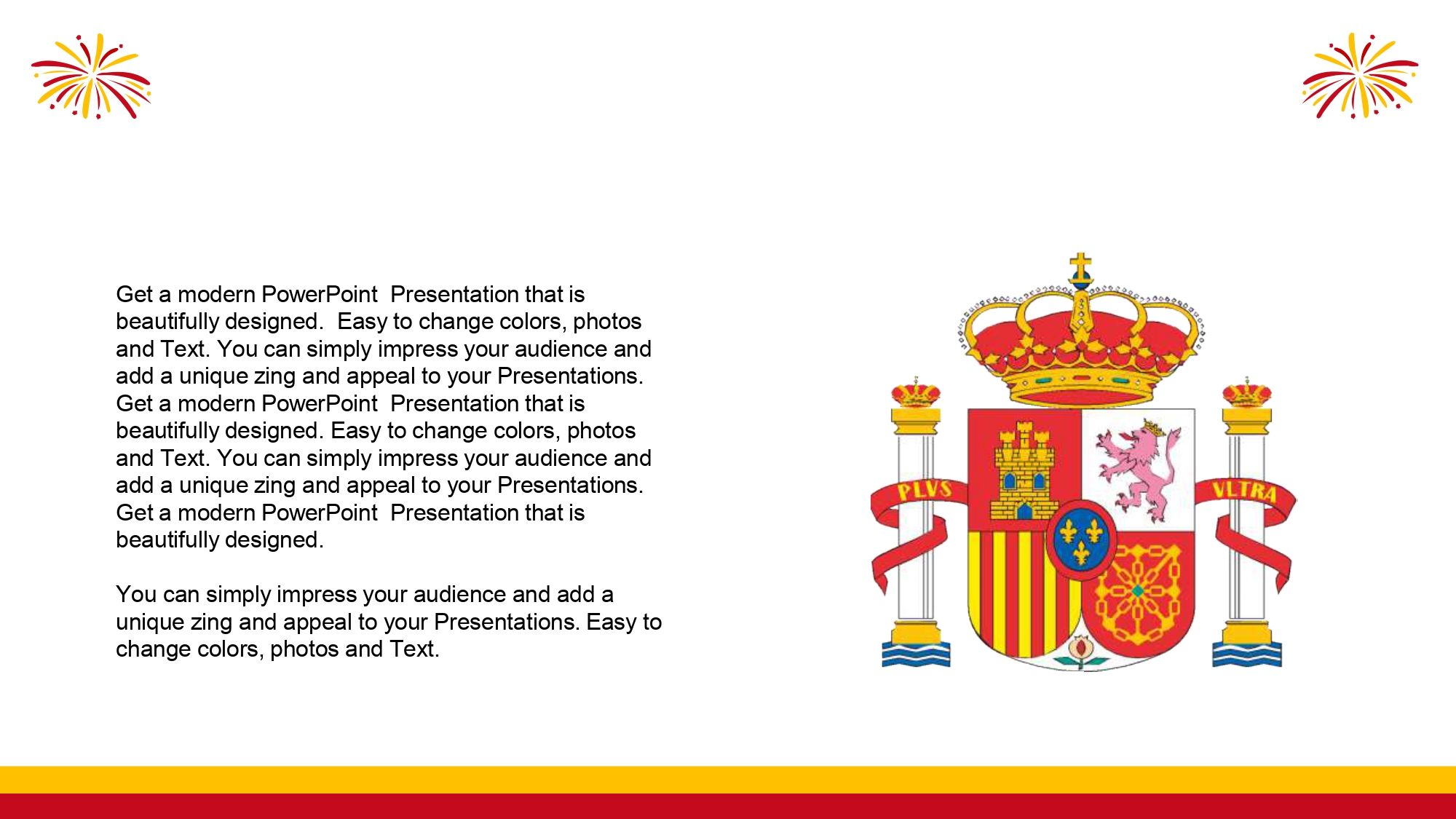 Fiesta Nacional de España Plantilla PowerPoint