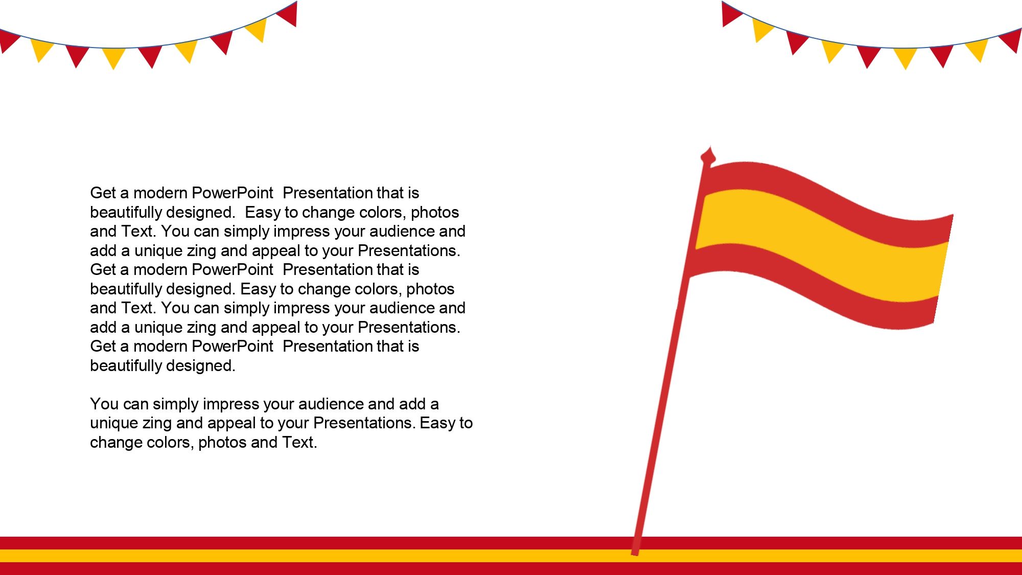 Fiesta Nacional de España Plantilla PowerPoint