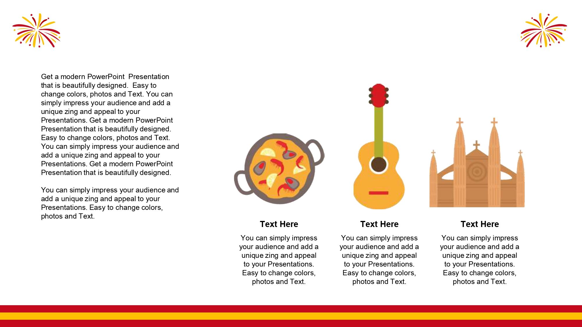 Fiesta Nacional de España Plantilla PowerPoint