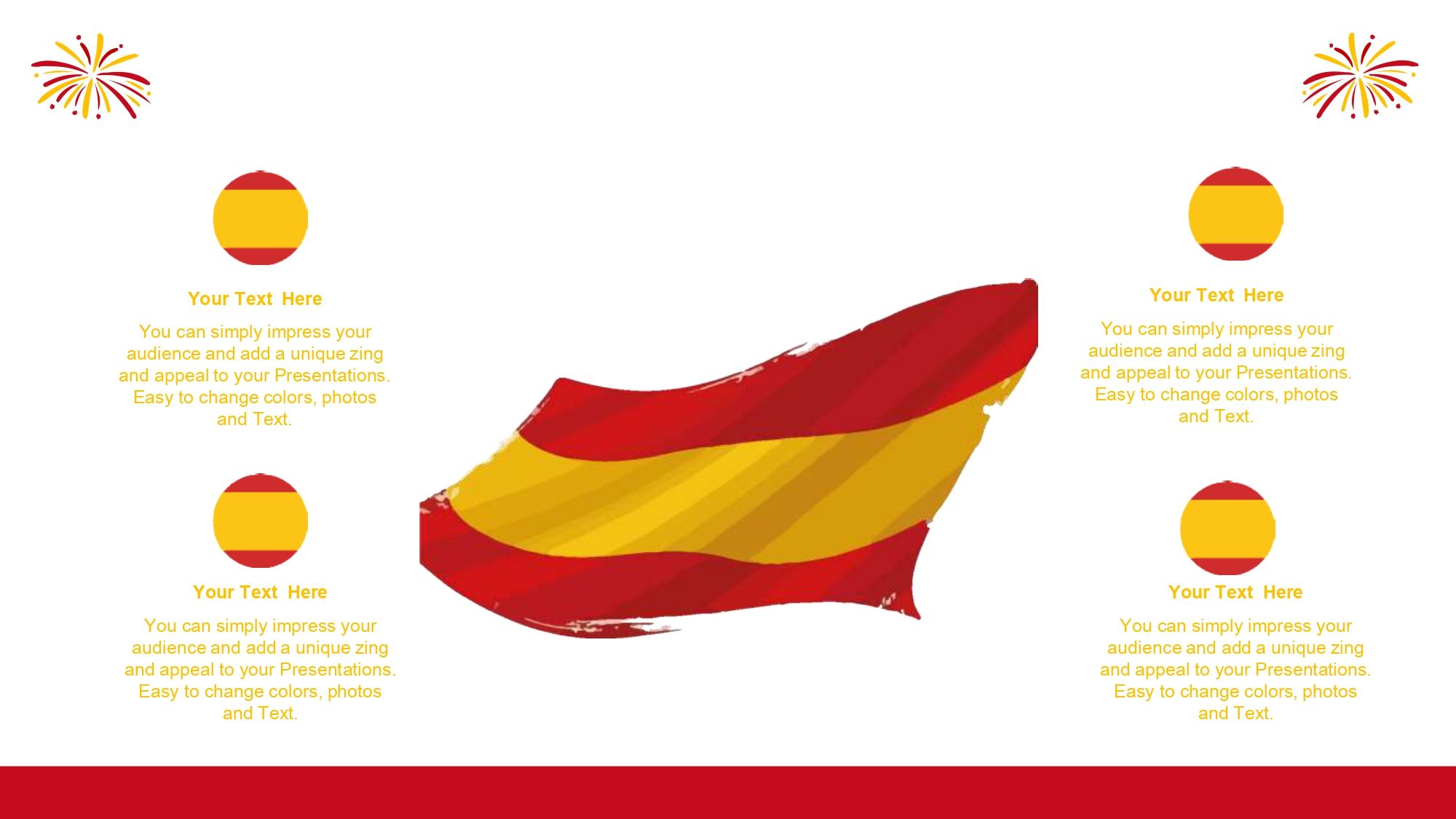Fiesta Nacional de España Plantilla PowerPoint