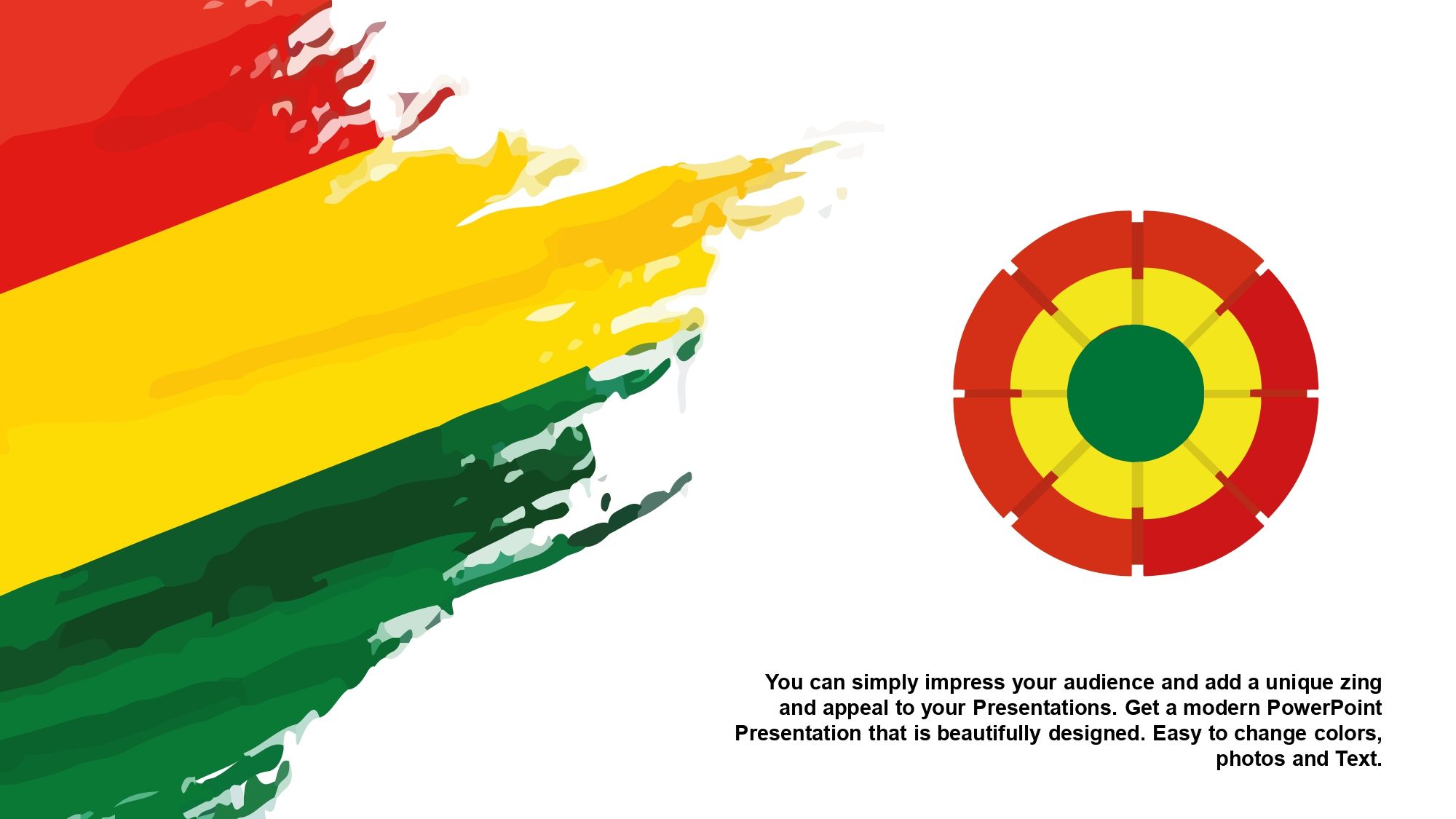 Fiestas Patrias de Bolivia Plantilla PowerPoint