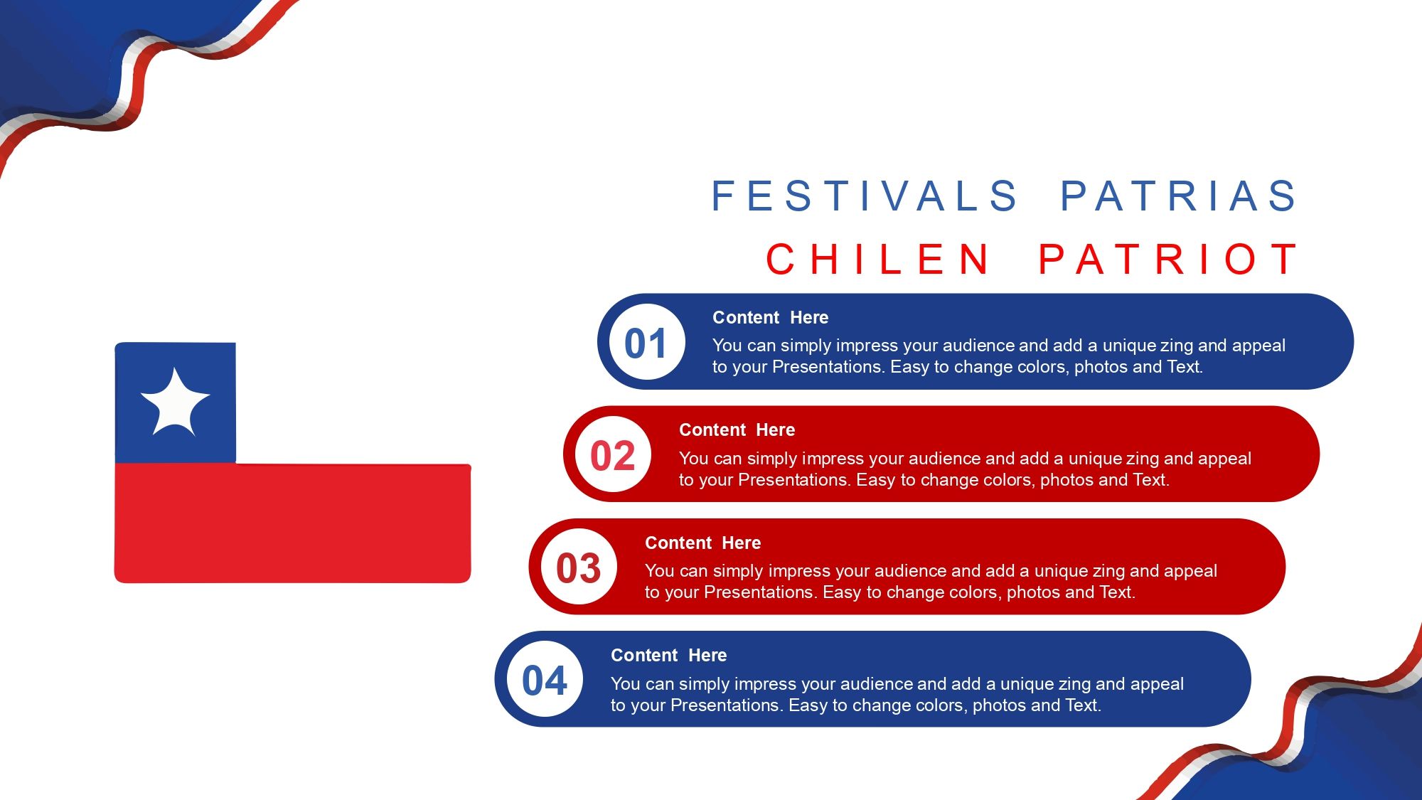Fiestas Patrias de Chile Plantilla PowerPoint