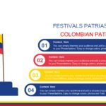 Fiestas Patrias de Colombia Plantilla PowerPoint