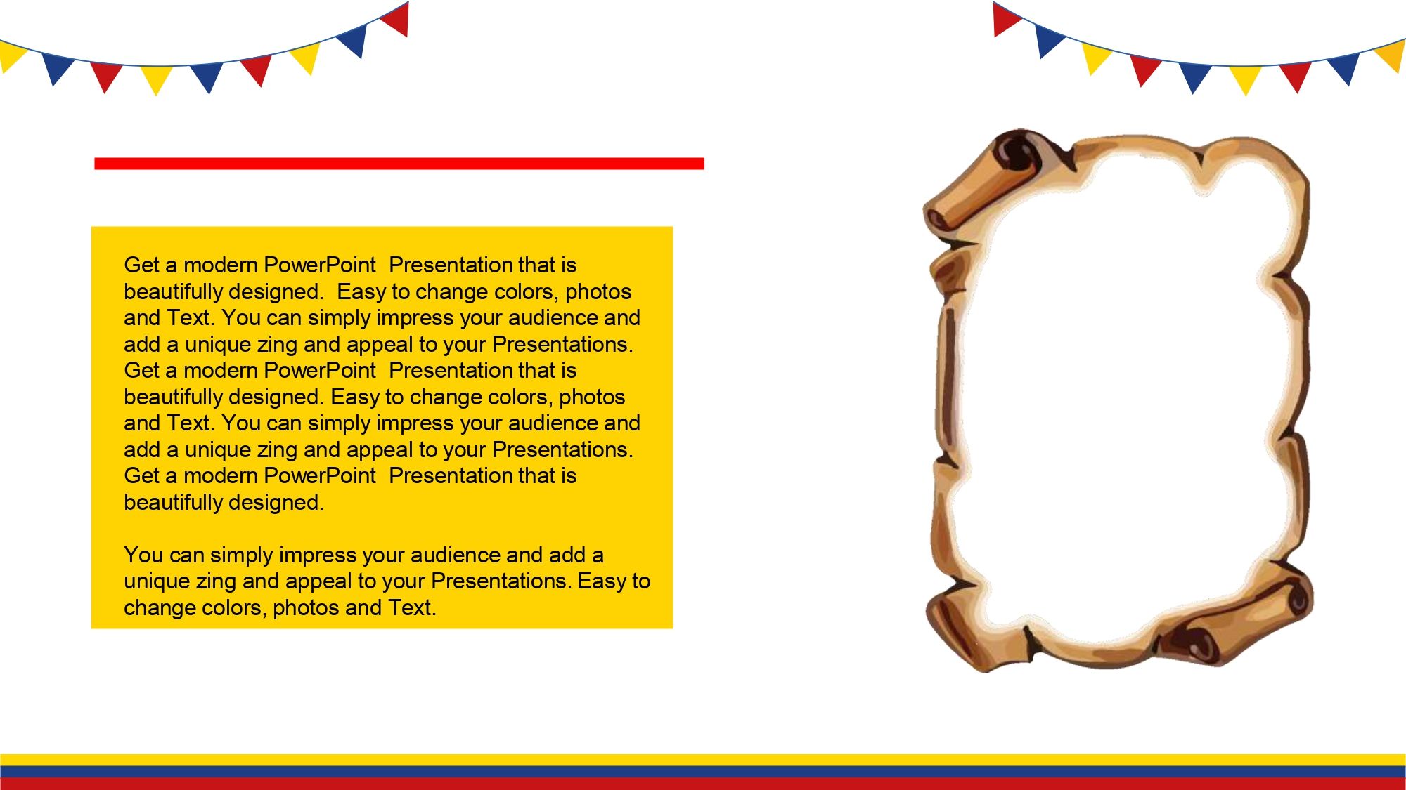Fiestas Patrias de Colombia Plantilla PowerPoint