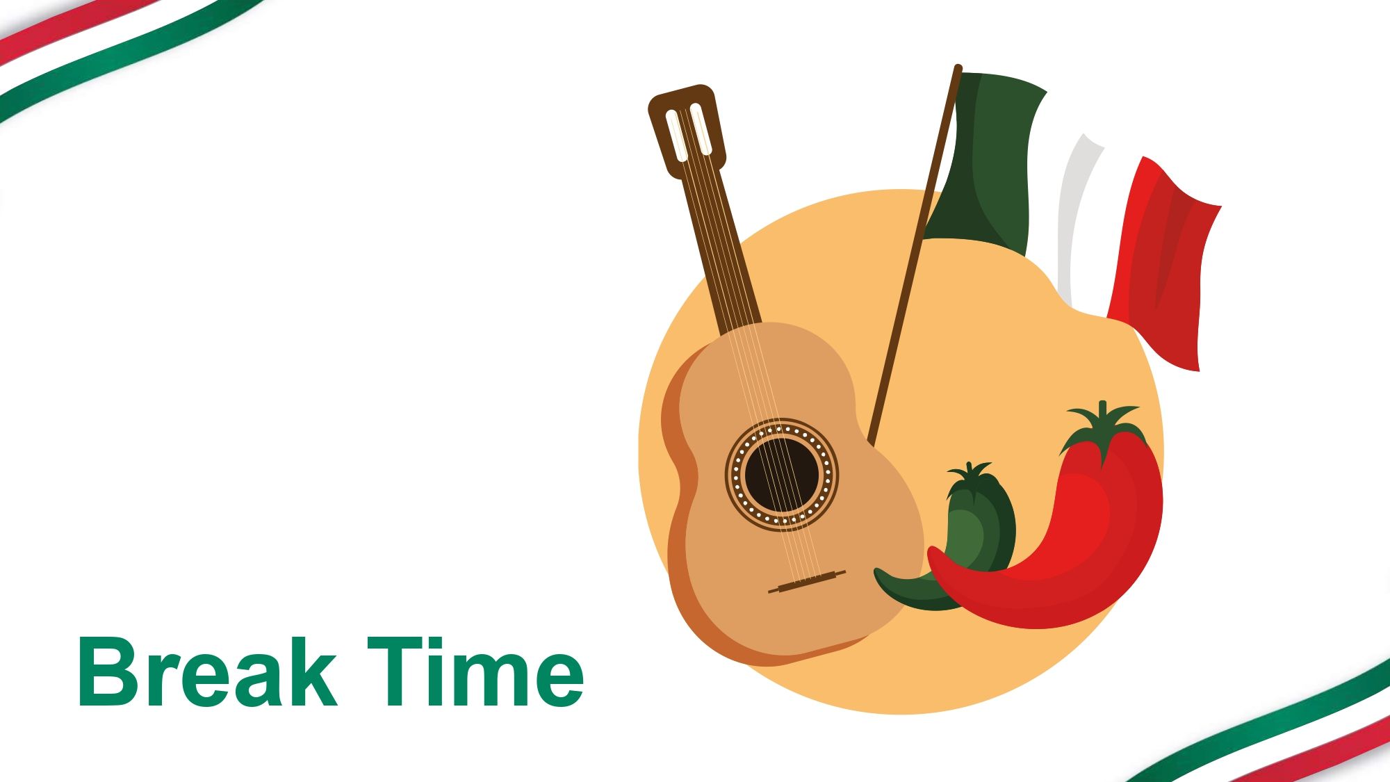 Fiestas Patrias de México Plantilla PowerPoint