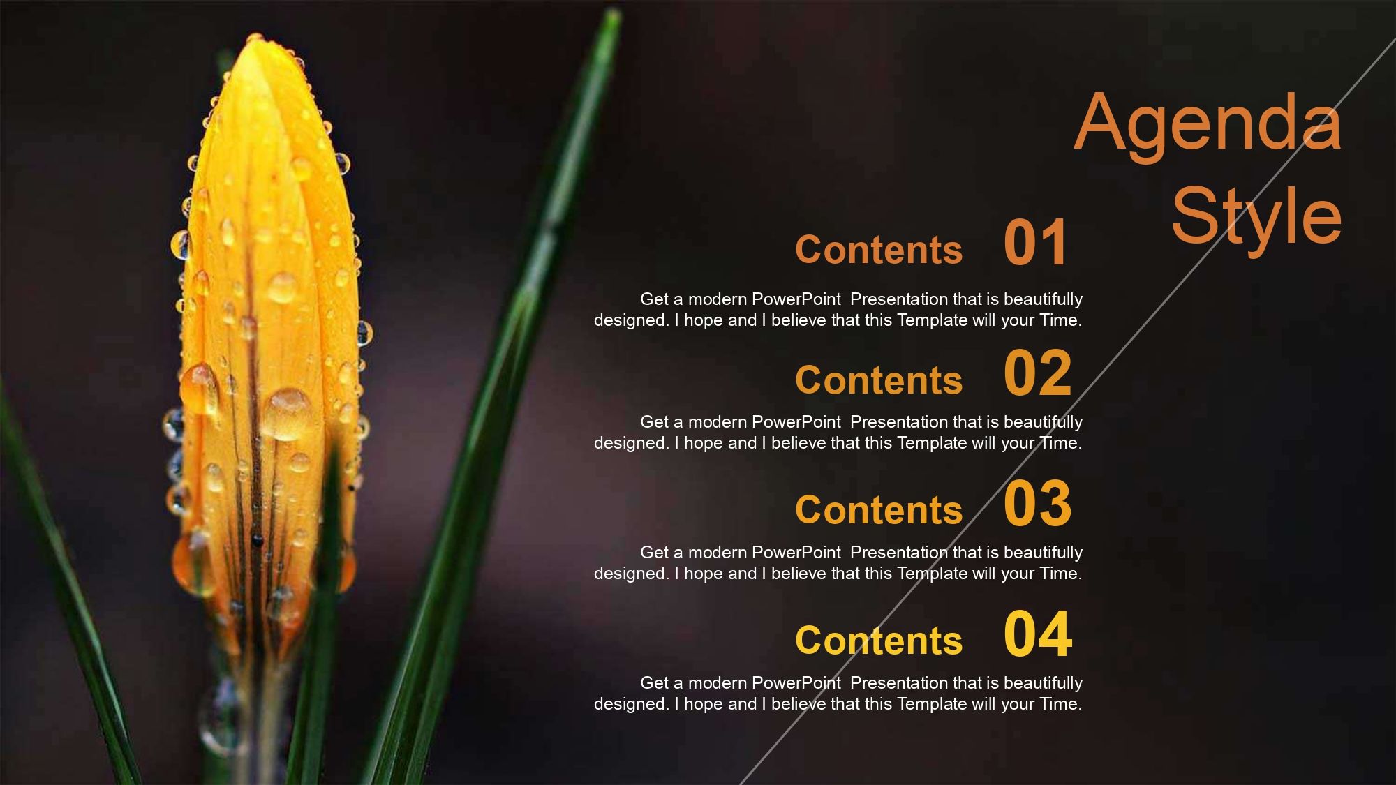 Flores Plantilla PowerPoint