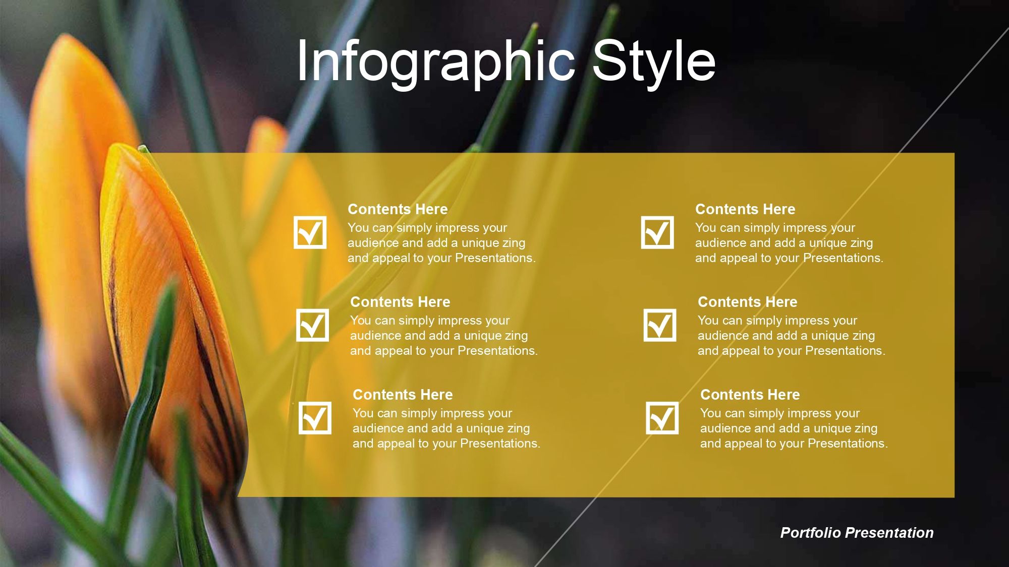 Flores Plantilla PowerPoint