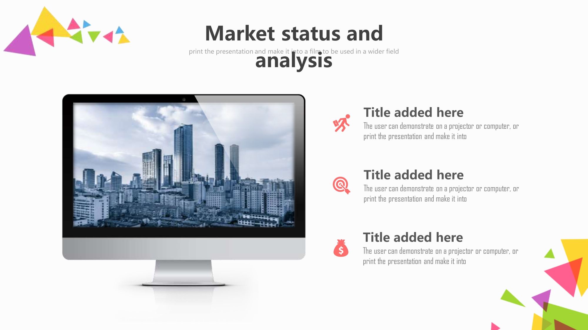 Formas de Colores Plantilla PowerPoint