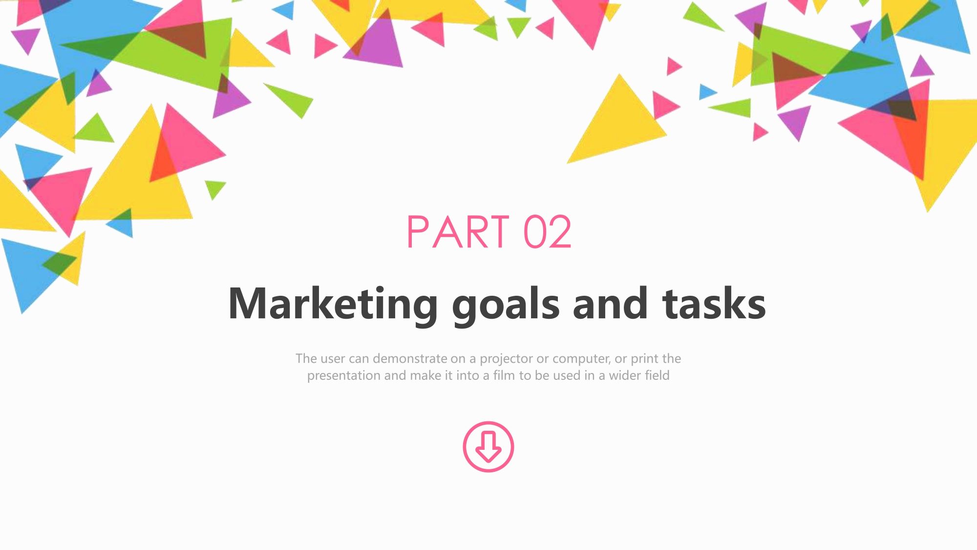 Formas de Colores Plantilla PowerPoint