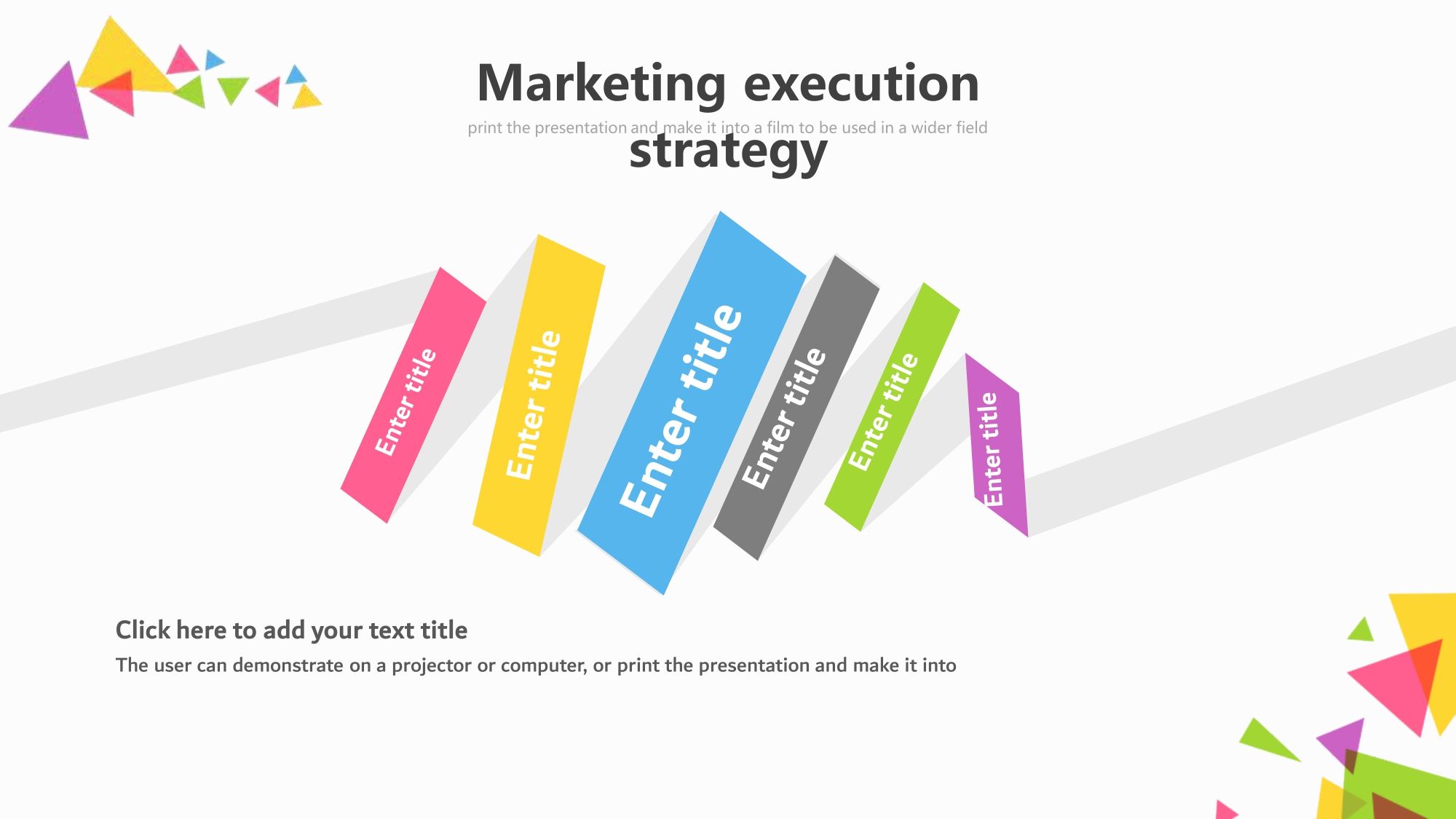 Formas de Colores Plantilla PowerPoint