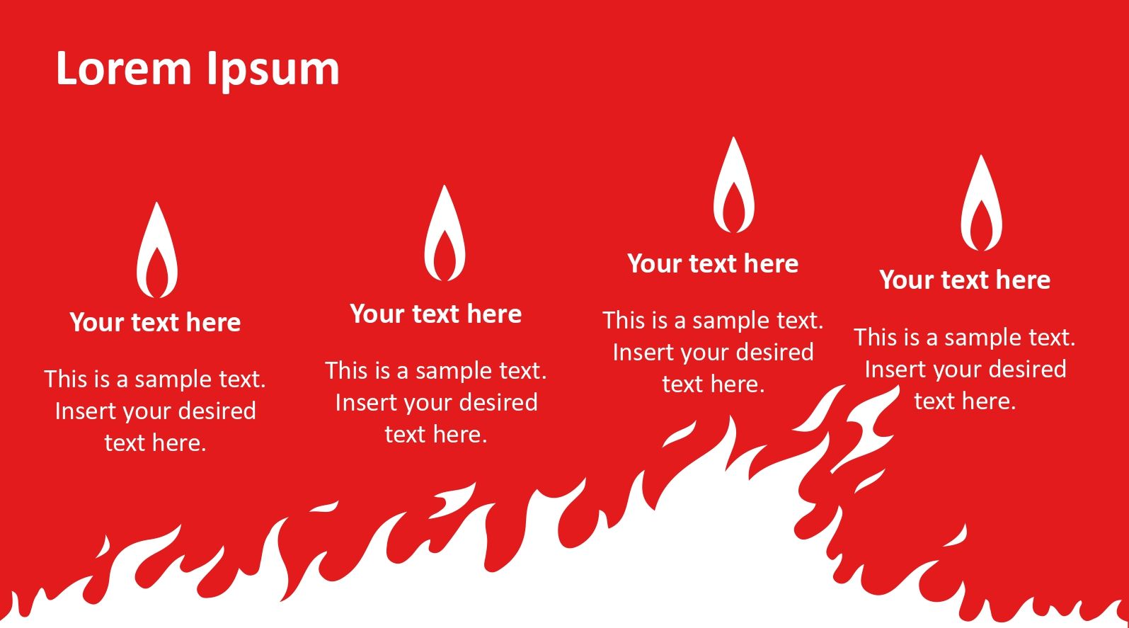 Fuego Plantillas PowerPoint
