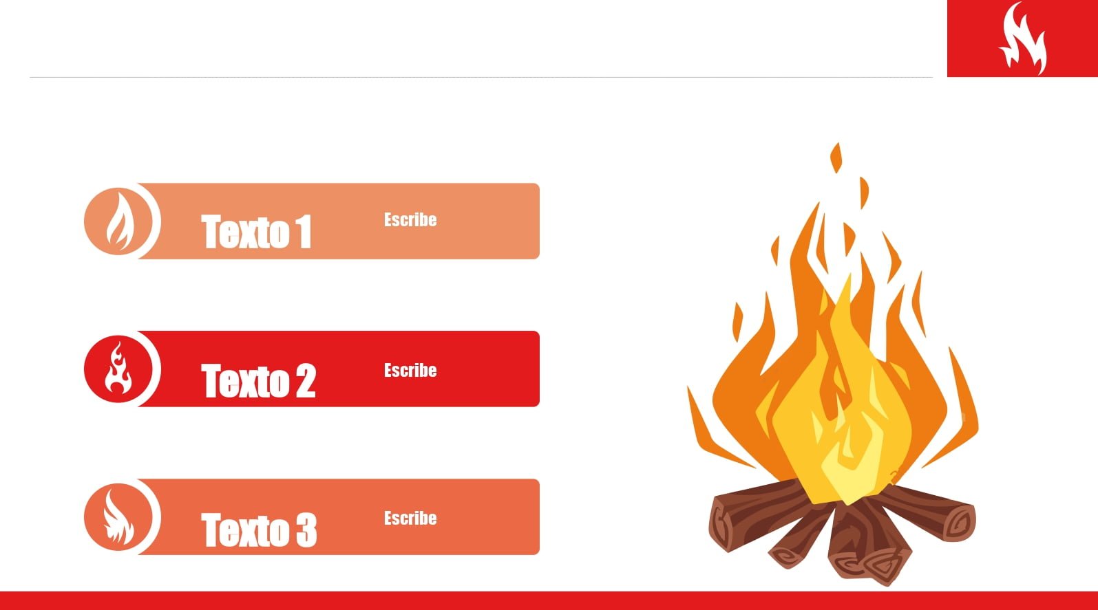 Fuego Plantillas PowerPoint