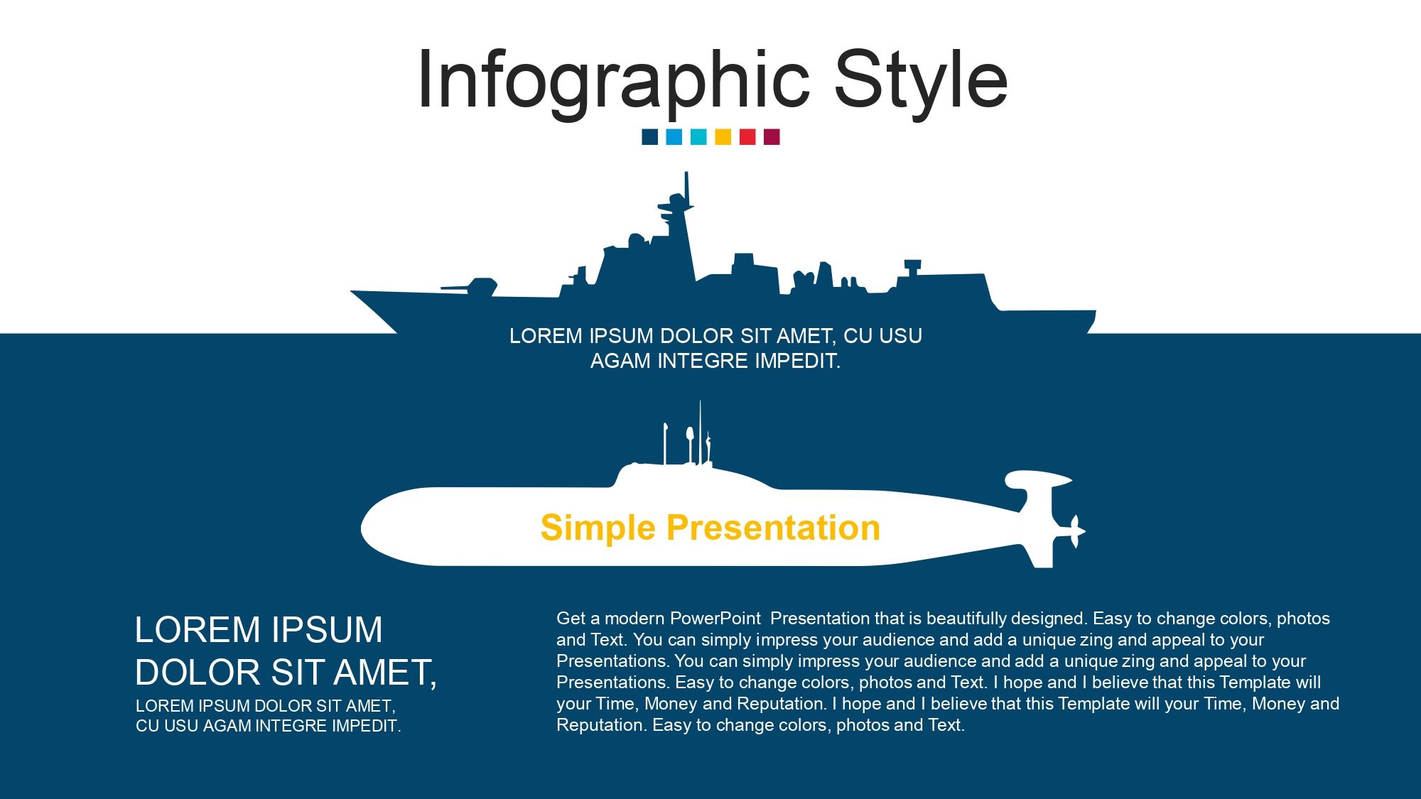 Fuerza Naval Plantilla PowerPoint