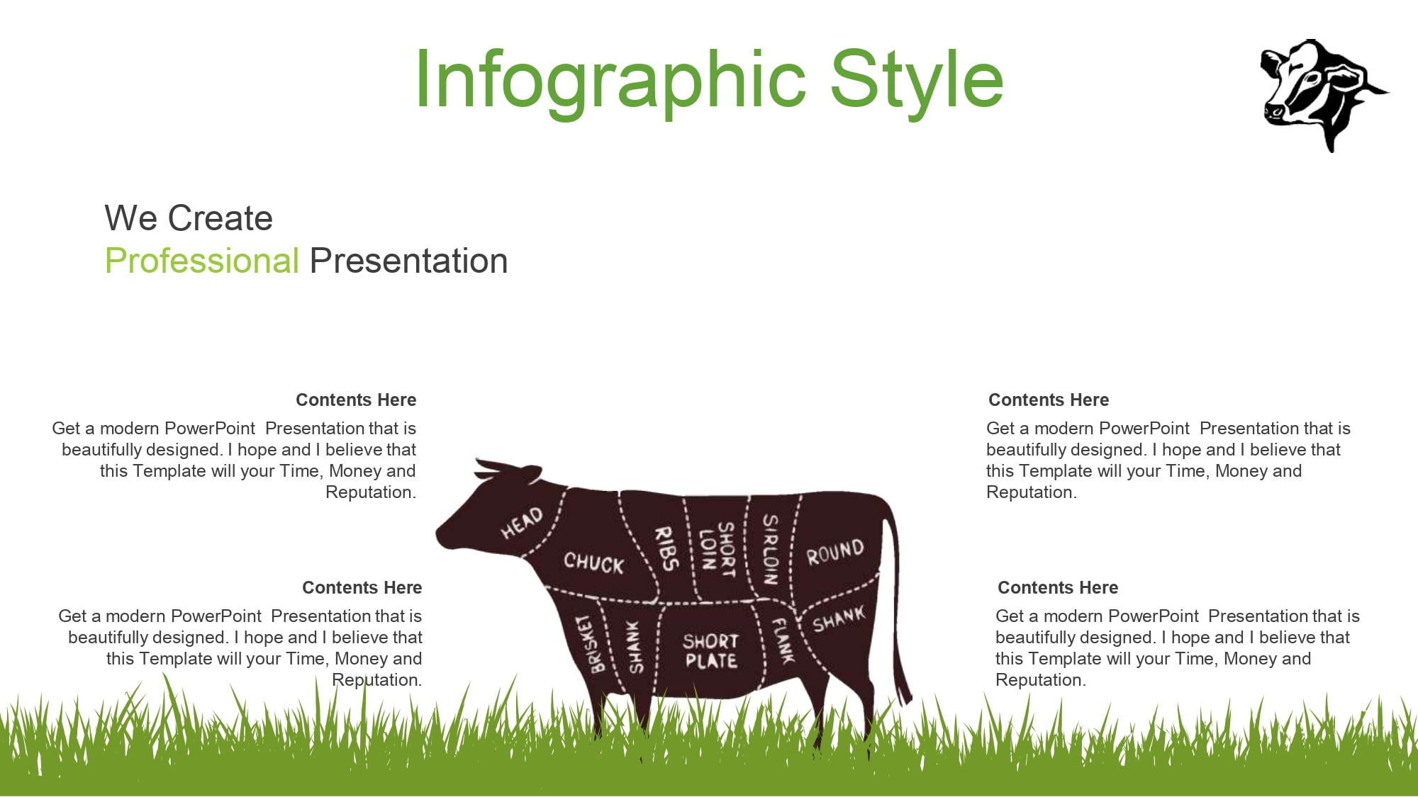 Ganado Plantilla PowerPoint
