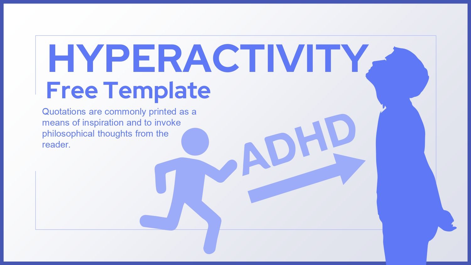 Hiperactividad Plantilla PowerPoint